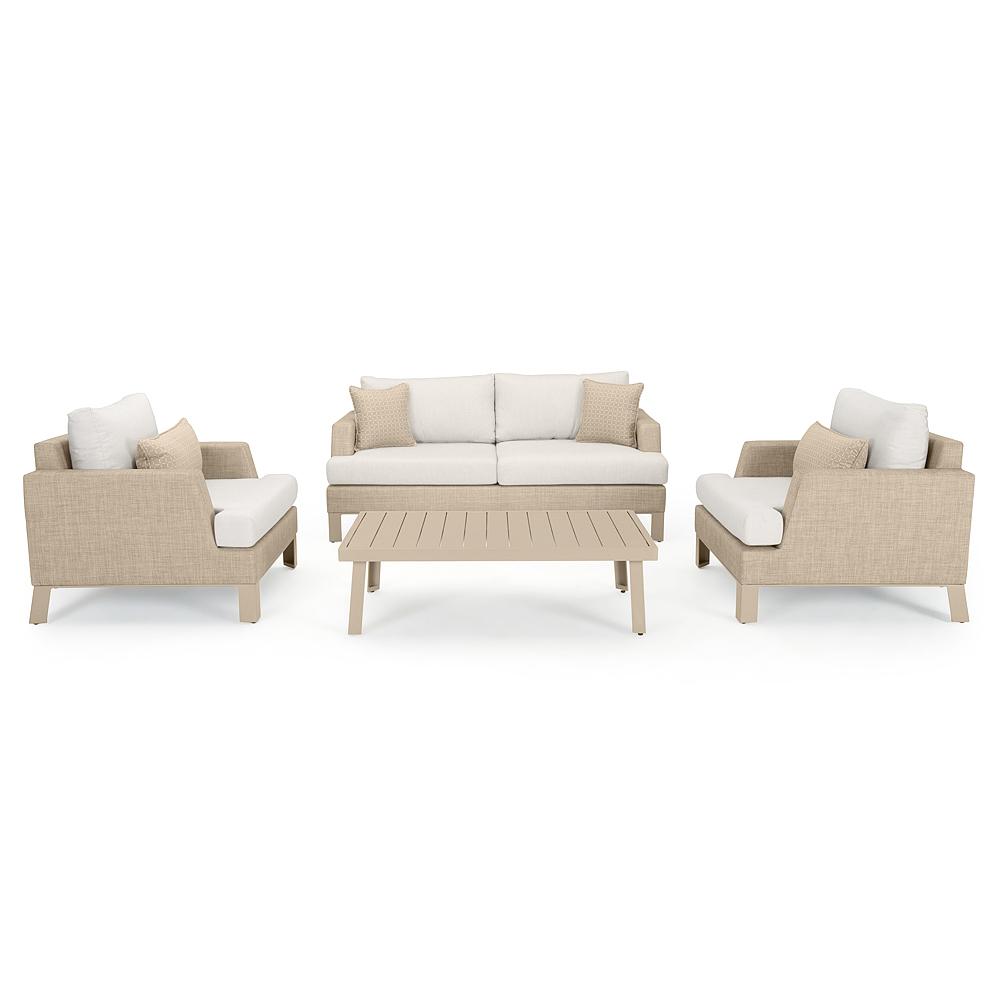 Portofino Sling 4 Piece Sunbrella Outdoor Modular Seating Group