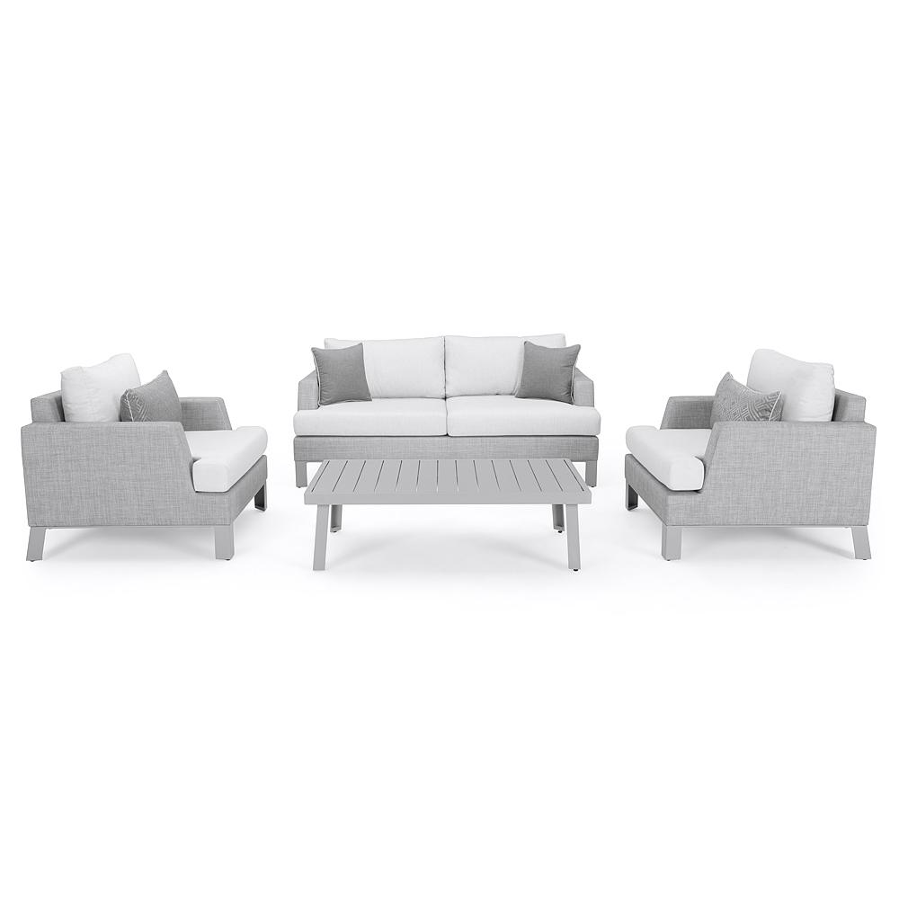 Portofino Sling 4 Piece Sunbrella Outdoor Modular Seating Group