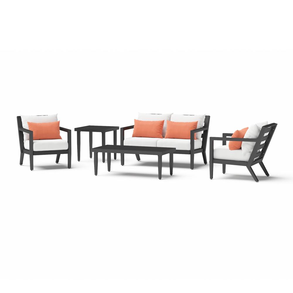 Thelix 5 Piece Sunbrella Outdoor Seating Set