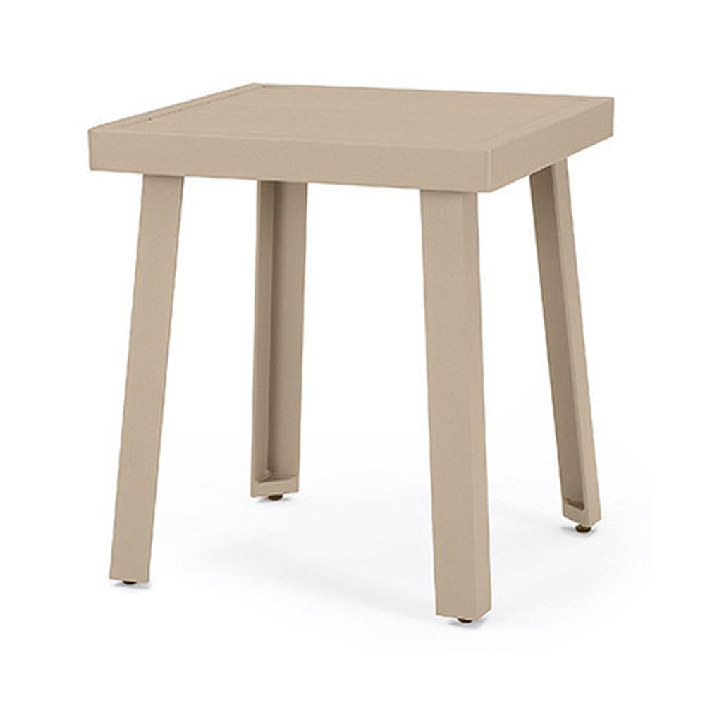 Portofino Modern Sling 20x20 Aluminum Side Table