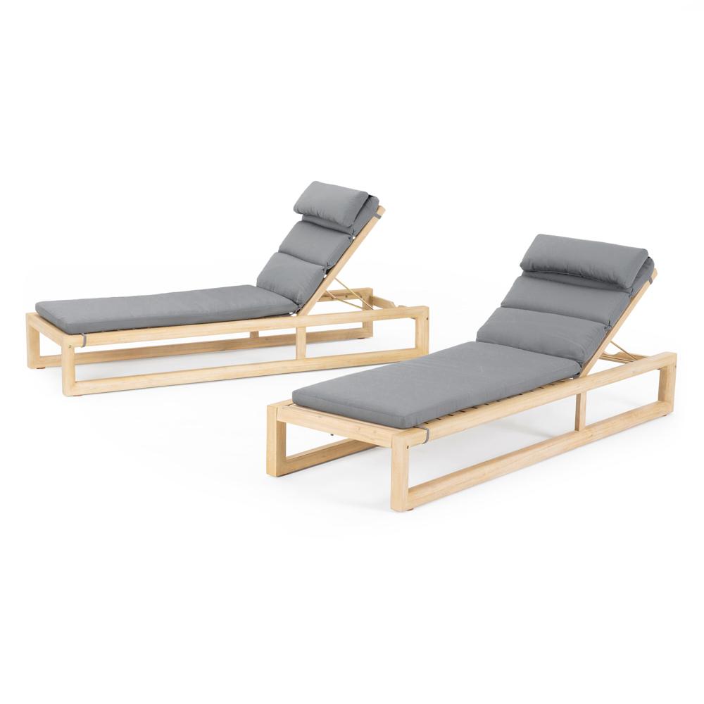 Benson Chaise Lounges with Cushions