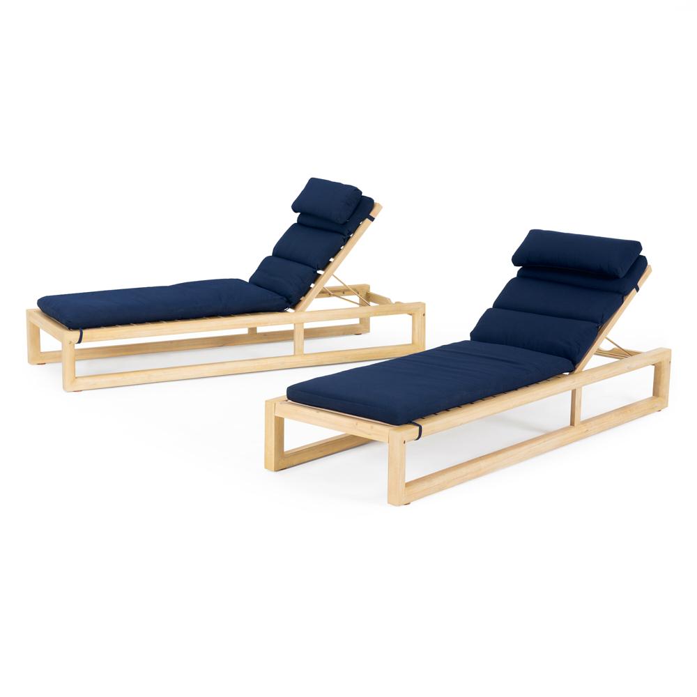 Benson Chaise Lounges with Cushions