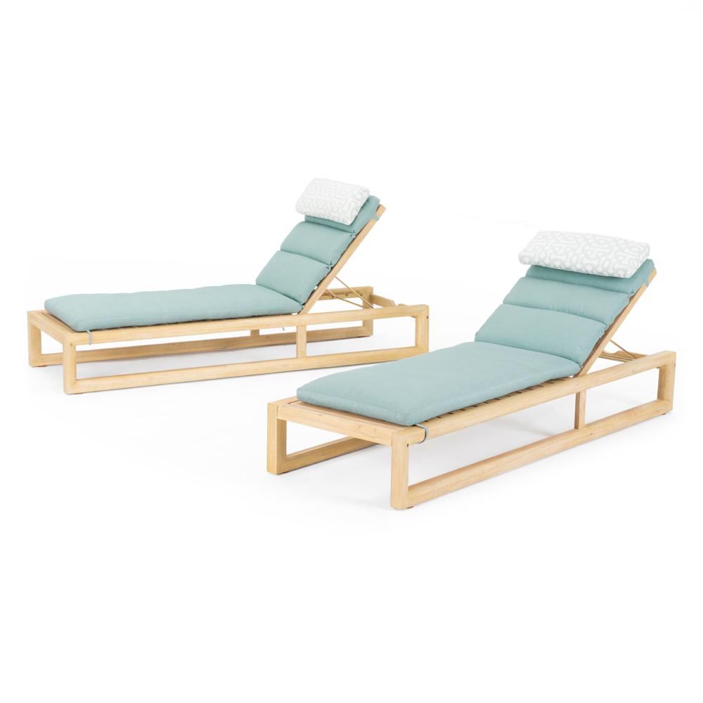Benson Chaise Lounges with Cushions