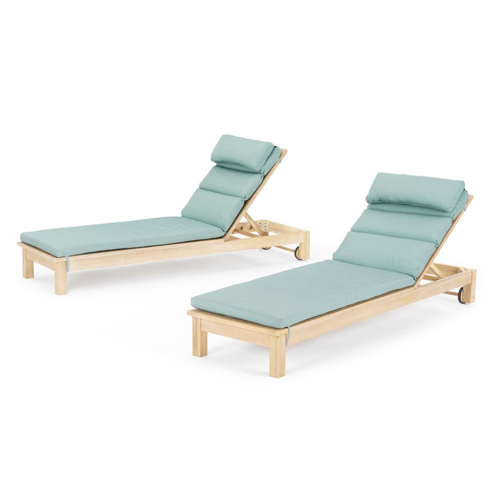 Kooper Chaise Lounges with Cushions