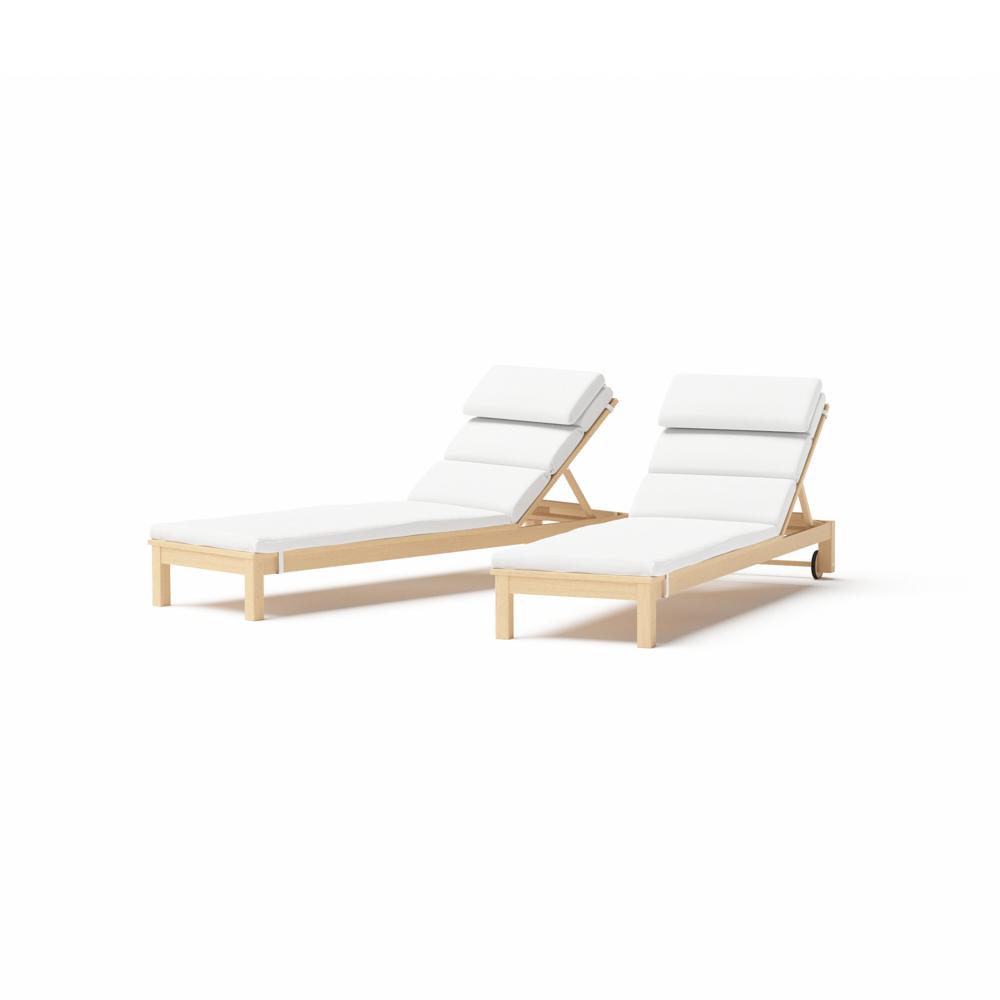 Kooper Chaise Lounges with Cushions