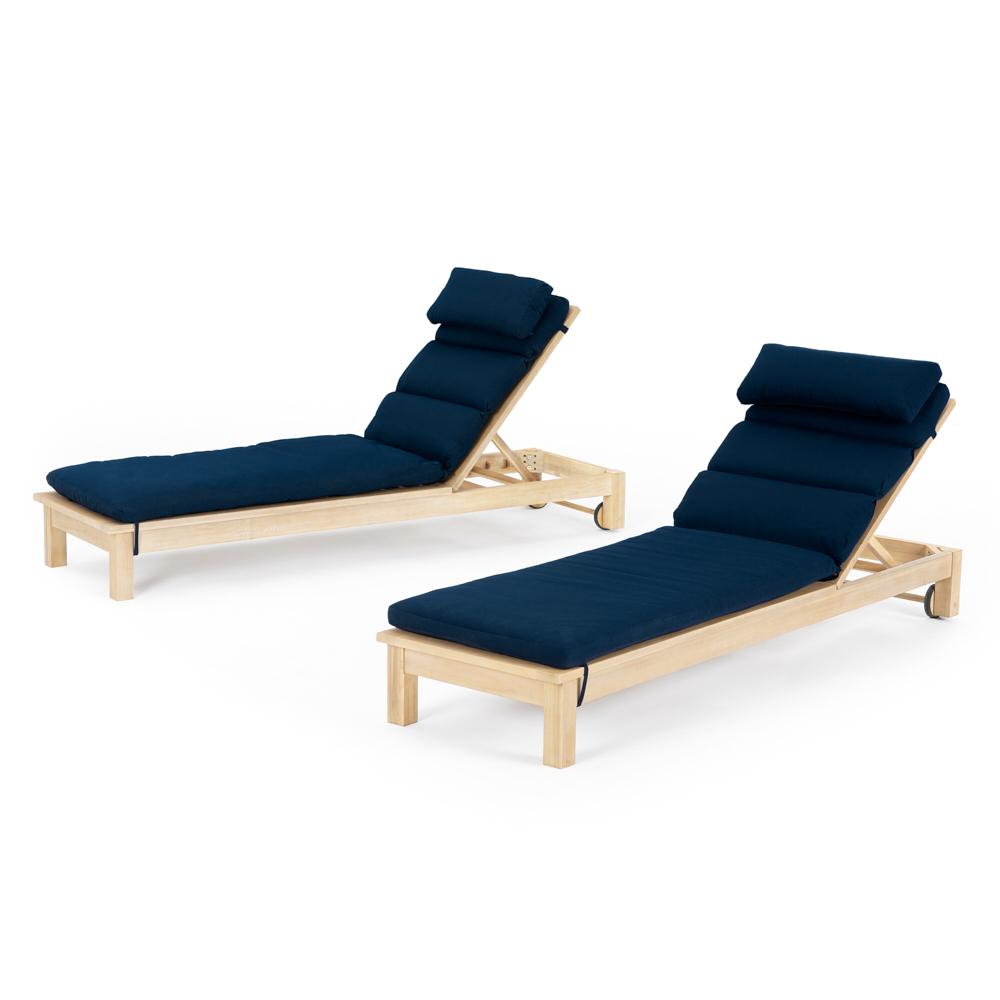 Kooper Chaise Lounges with Cushions