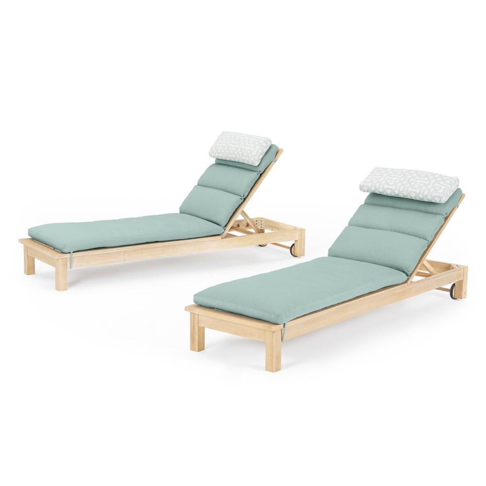 Kooper Chaise Lounges with Cushions