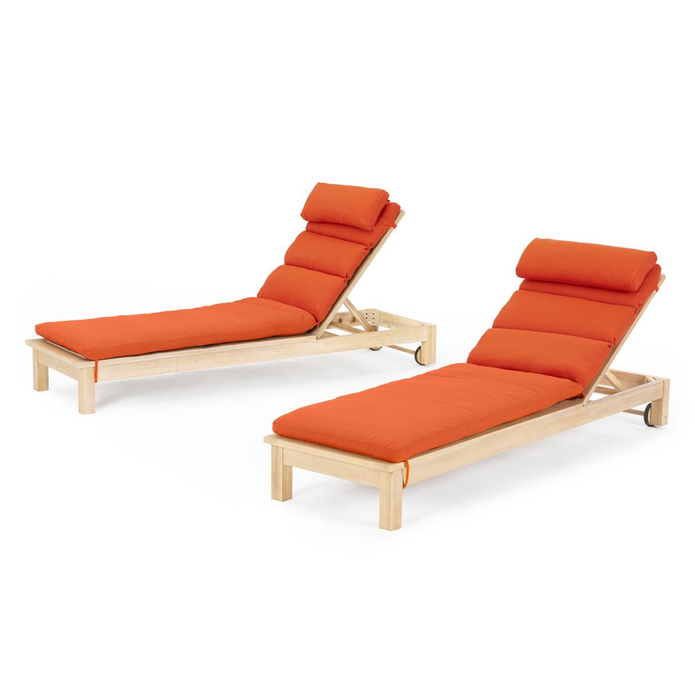 Kooper Chaise Lounges with Cushions