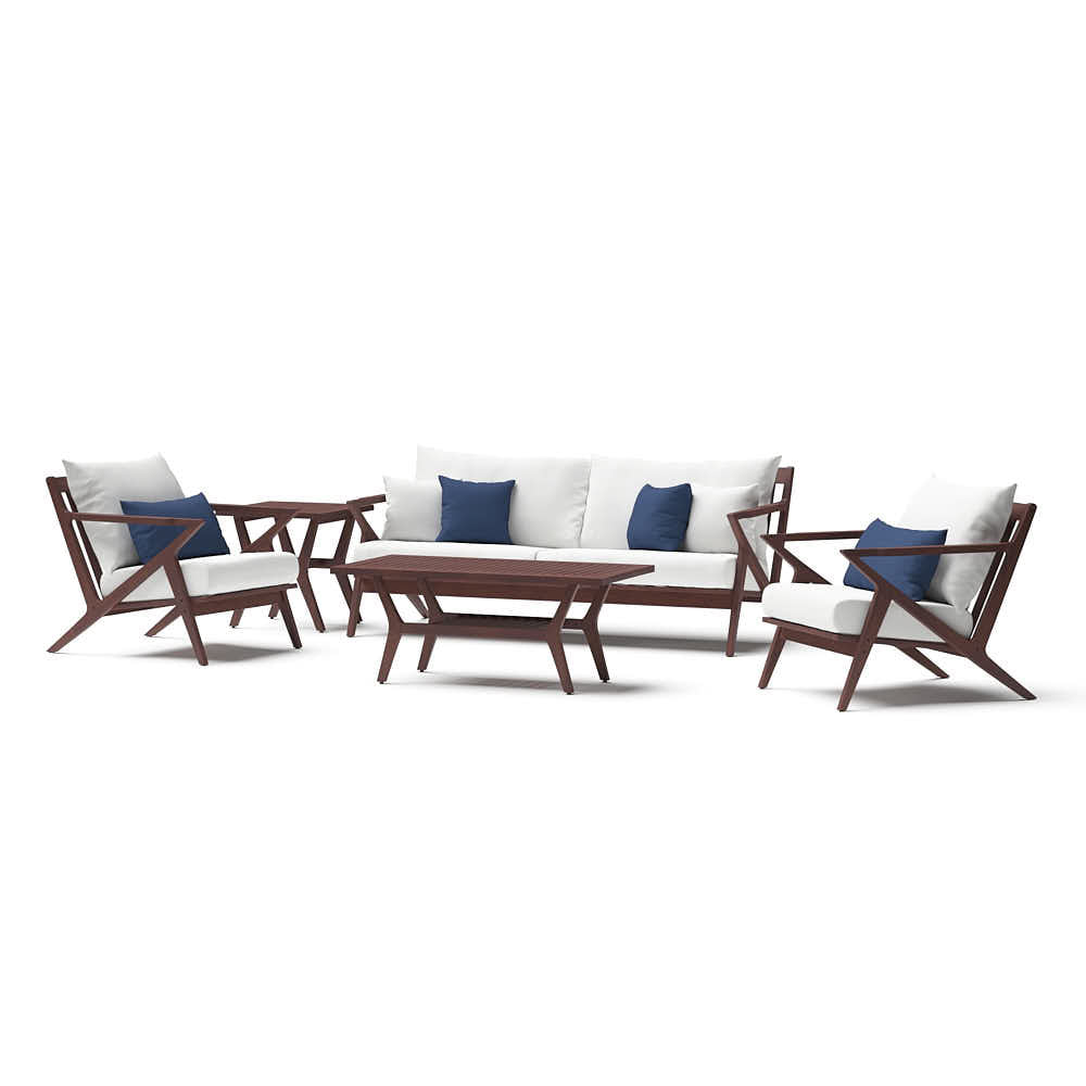 Vaughn 5 Piece Sunbrella Outdoor Seating Set
