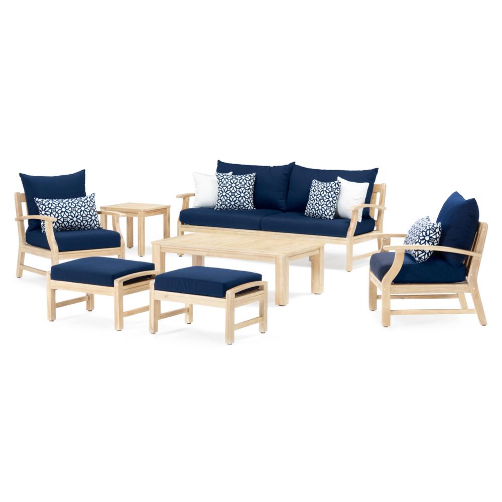 Kooper 7 Piece Sunbrella Outdoor Sofa & Club Chair Set