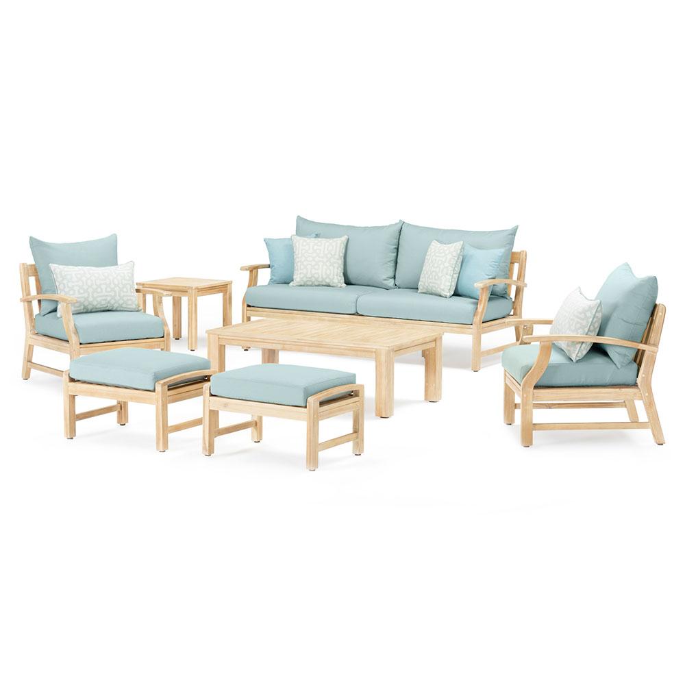 Kooper 7 Piece Sunbrella Outdoor Sofa & Club Chair Set