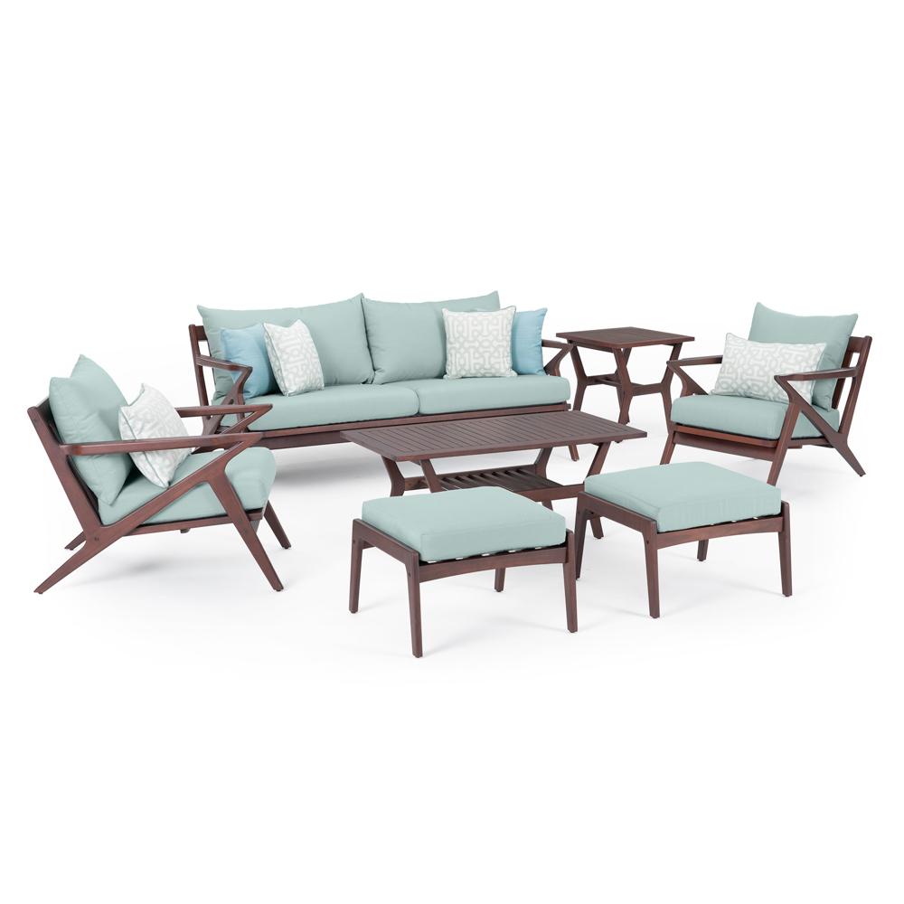 Vaughn 7 Piece Sunbrella Outdoor Sofa & Club Chair Set