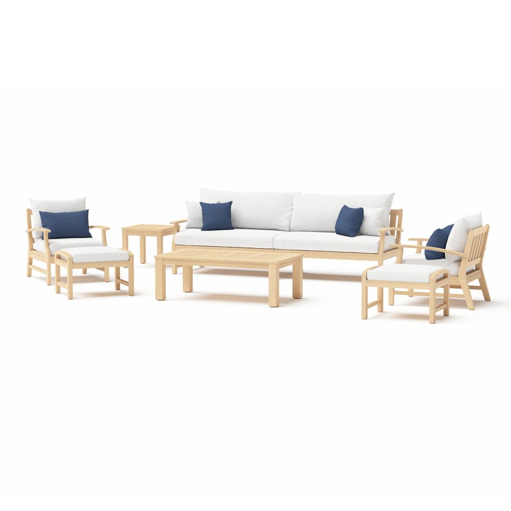 Kooper 8 Piece Sunbrella Outdoor Sofa & Club Chair Set