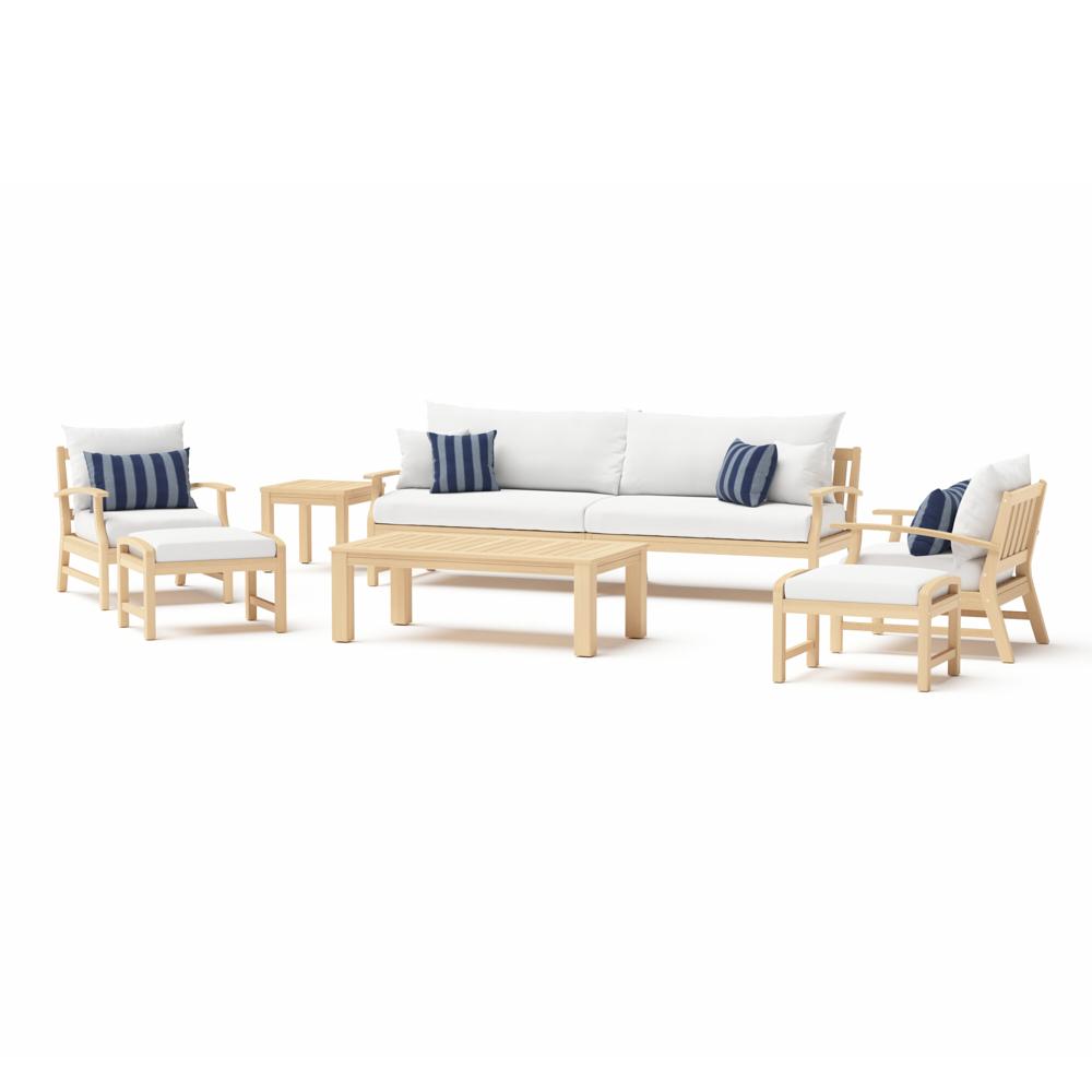 Kooper 8 Piece Sunbrella Outdoor Sofa & Club Chair Set