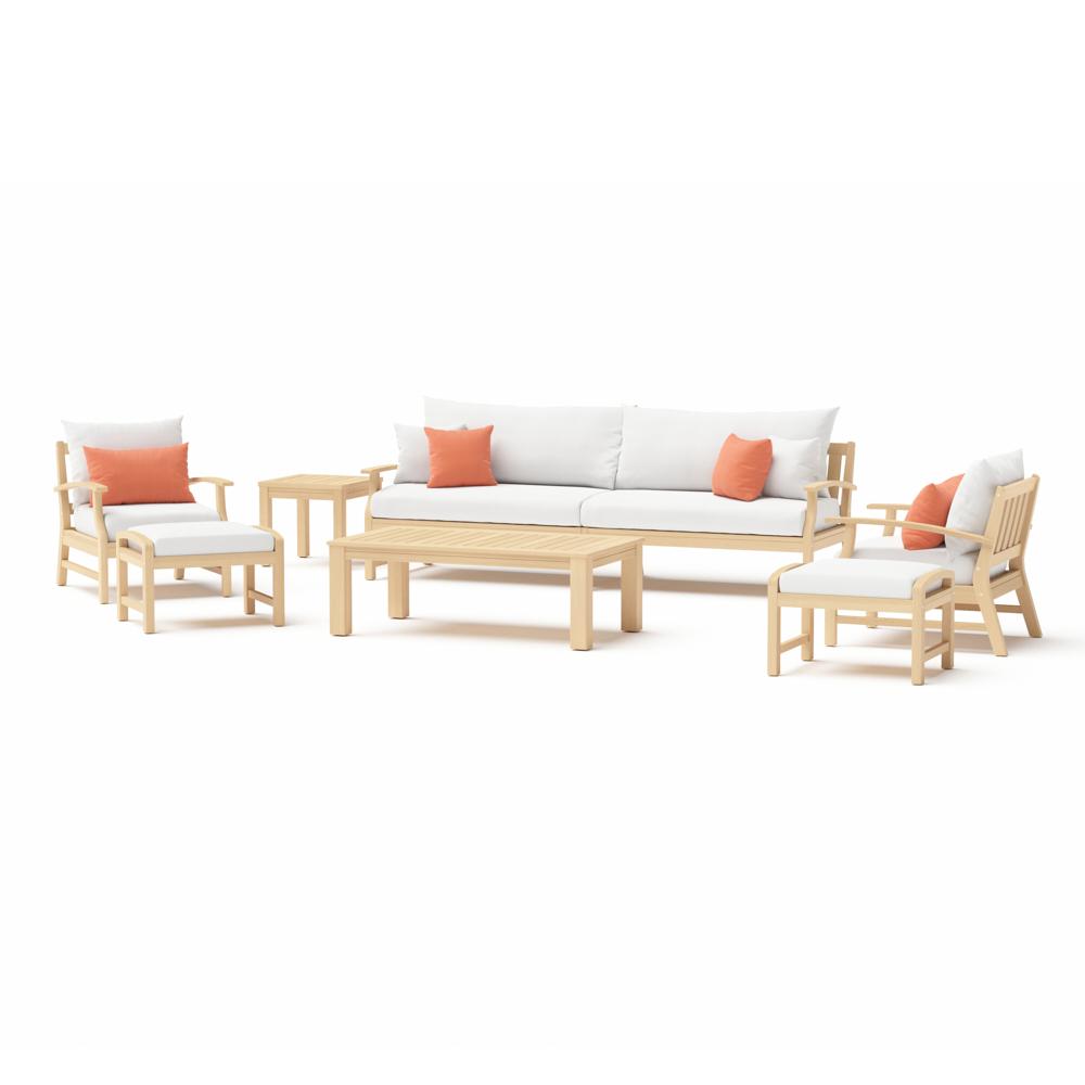 Kooper 8 Piece Sunbrella Outdoor Sofa & Club Chair Set