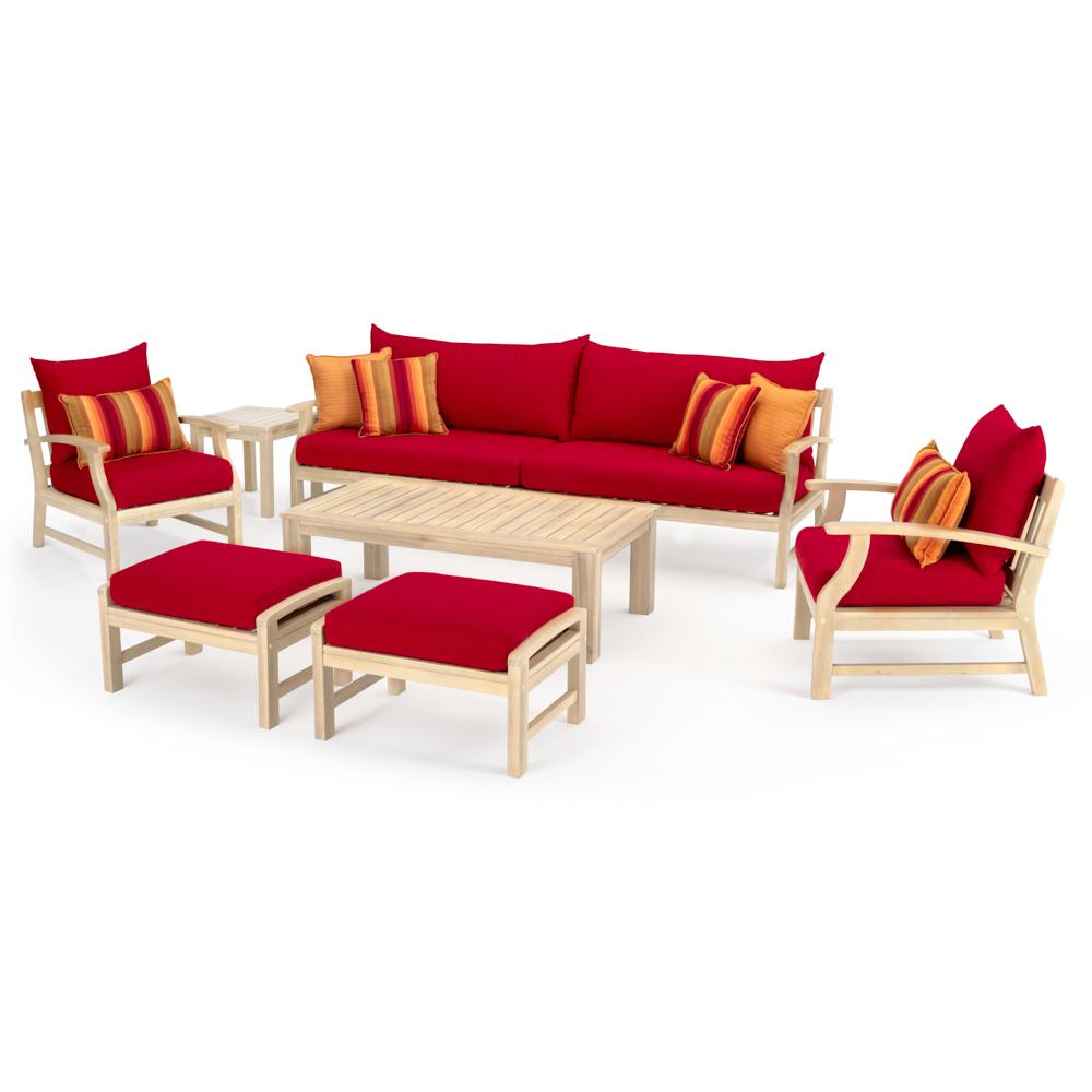 Kooper 8 Piece Sunbrella Outdoor Sofa & Club Chair Set