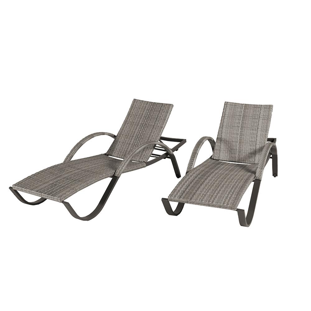 Cannes Woven Chaise Lounges