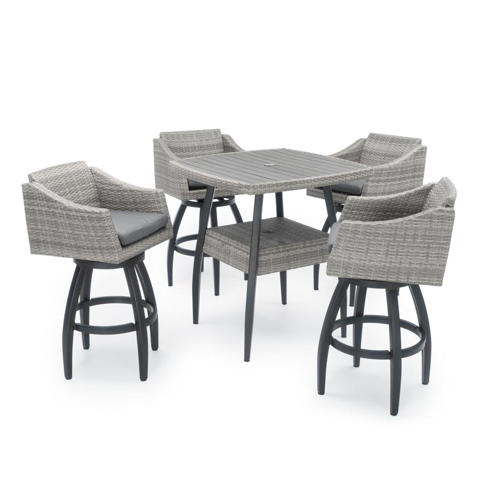 Cannes 5 Piece Sunbrella Outdoor Barstool Set