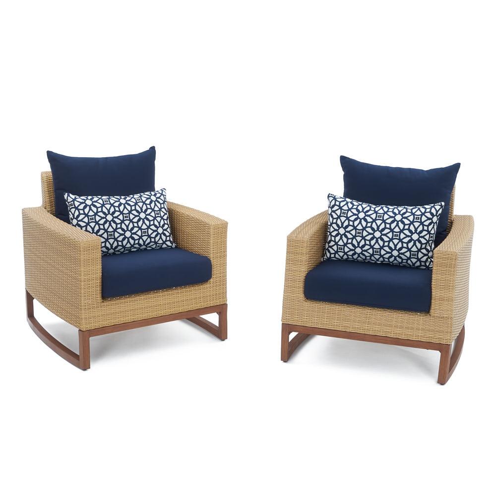 Mili Set of 2 Sunbrella Outdoor Club Chairs