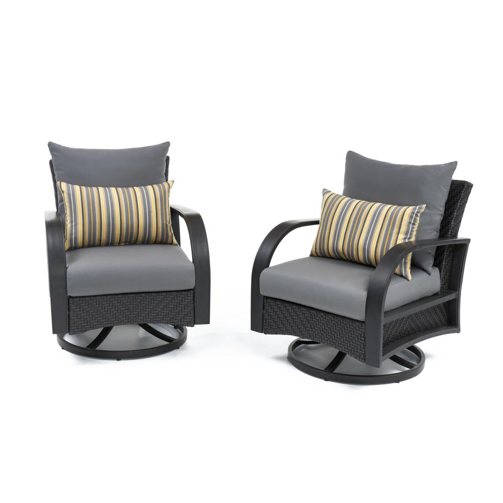 Barcelo Set of 2 Sunbrella Outdoor Motion Club Chairs