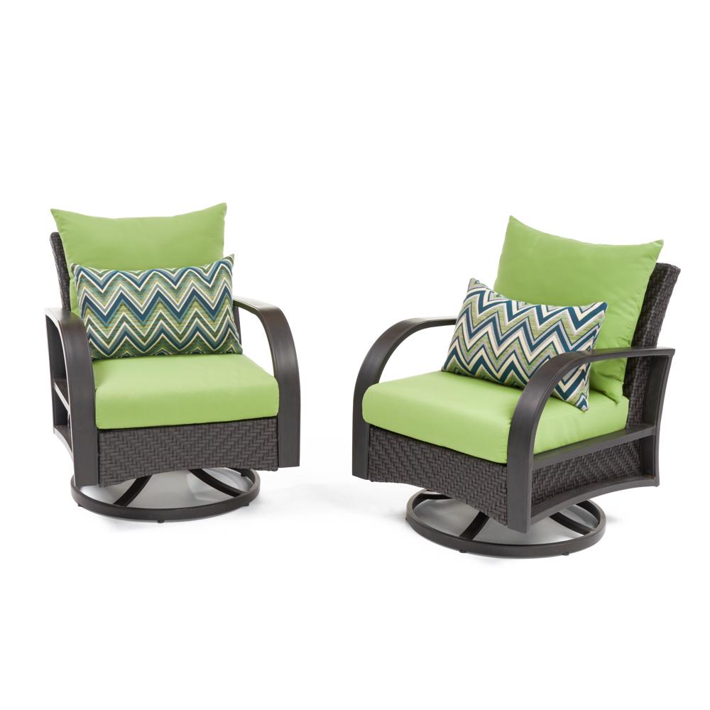 Barcelo Set of 2 Sunbrella Outdoor Motion Club Chairs