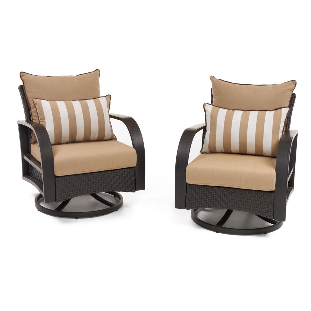 Barcelo Set of 2 Sunbrella Outdoor Motion Club Chairs