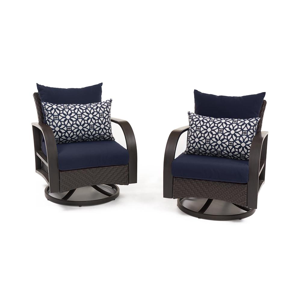 Barcelo Set of 2 Sunbrella Outdoor Motion Club Chairs
