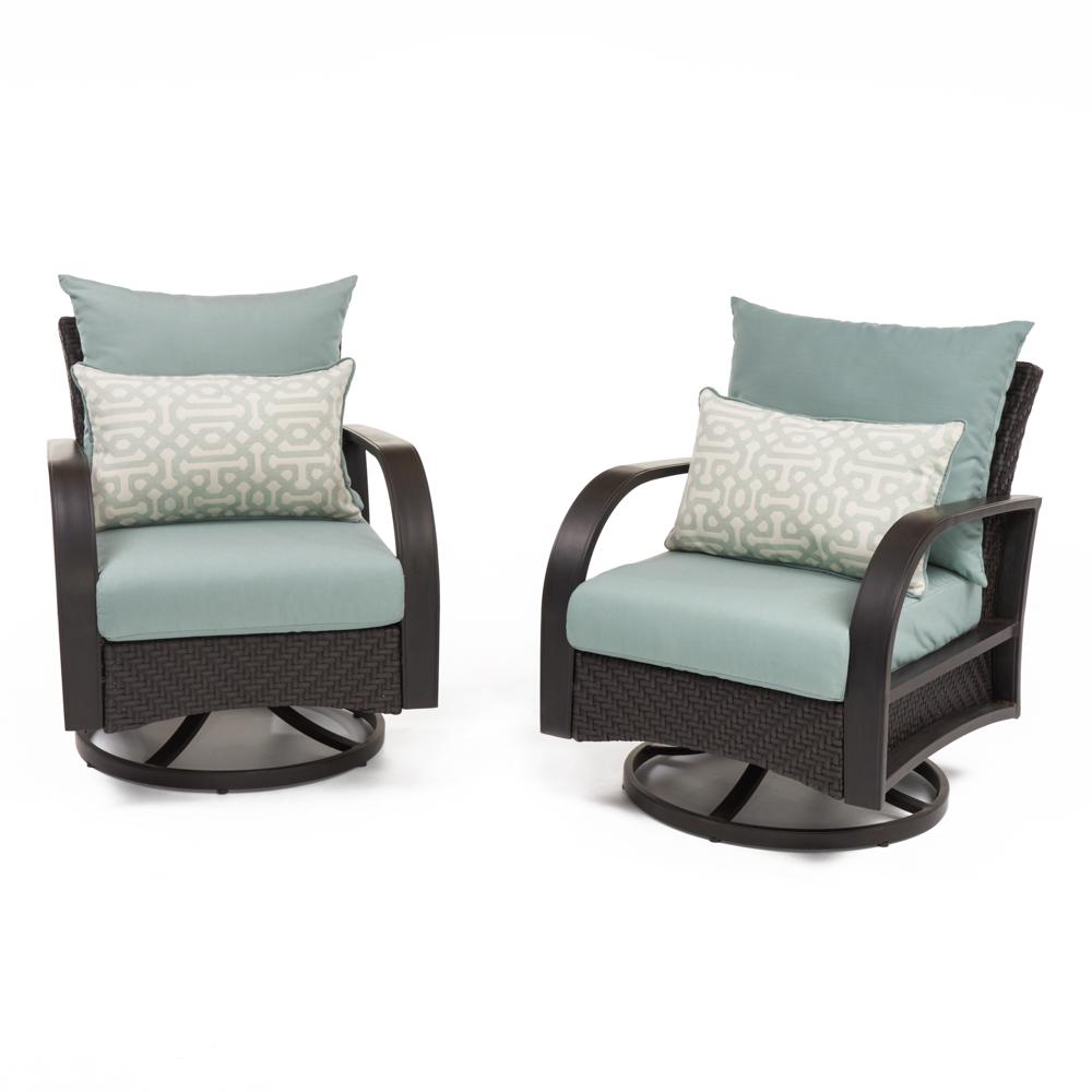 Barcelo Set of 2 Sunbrella Outdoor Motion Club Chairs