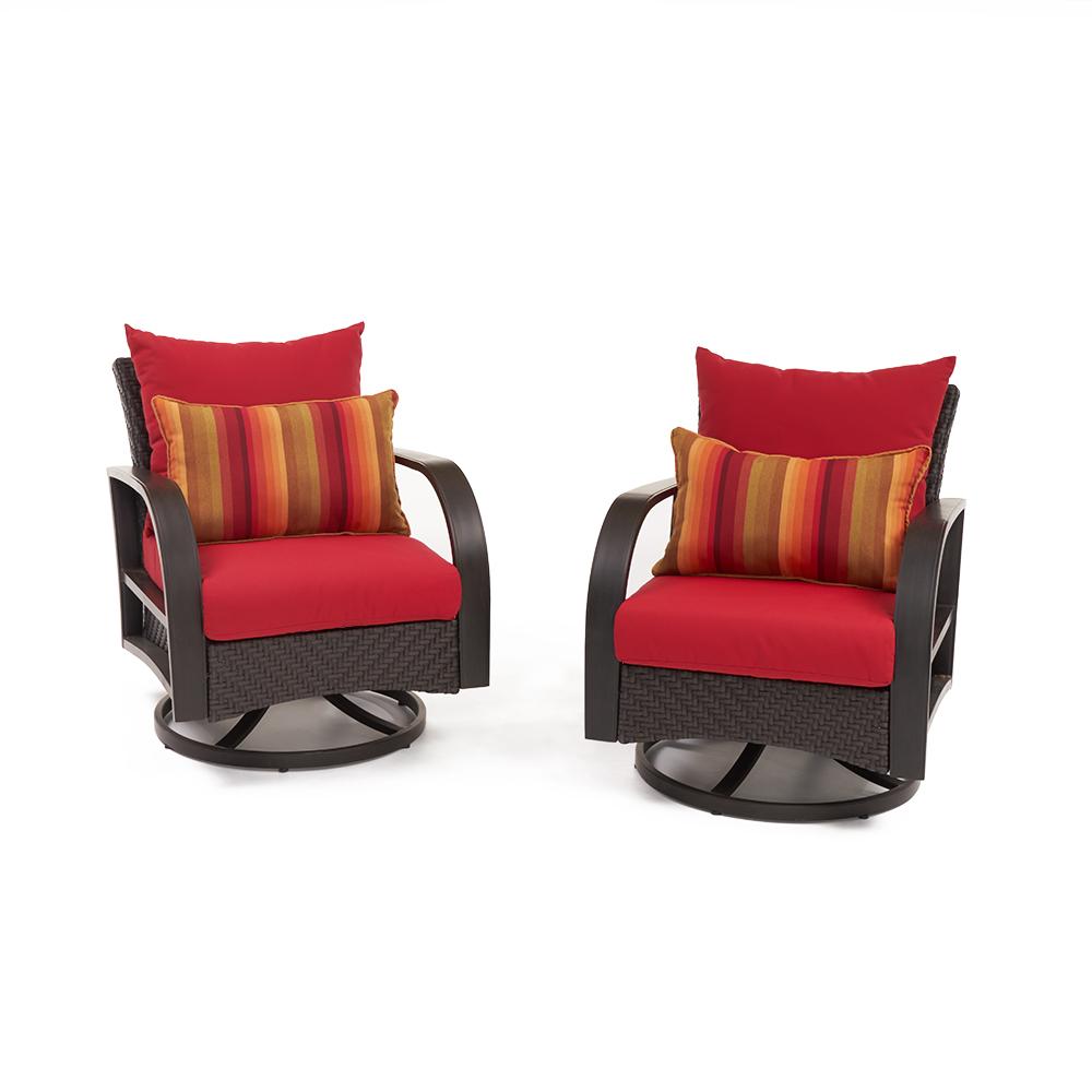 Barcelo Set of 2 Sunbrella Outdoor Motion Club Chairs