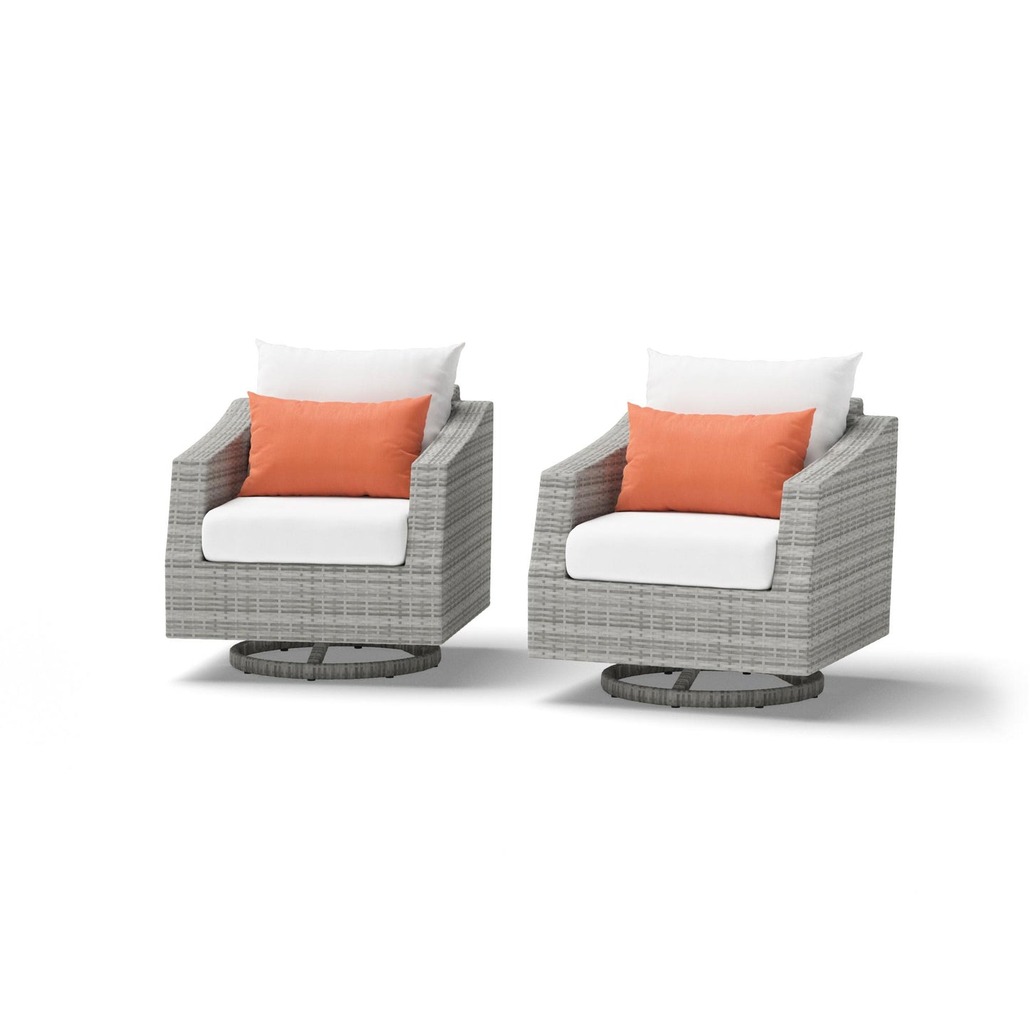 Cannes Set of 2 Sunbrella Outdoor Motion Club Chairs