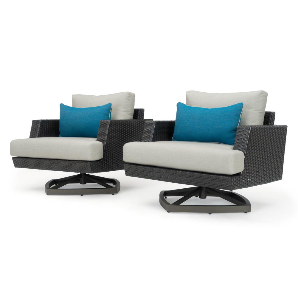 Portofino Casual Sunbrella Outdoor Motion Club Chairs