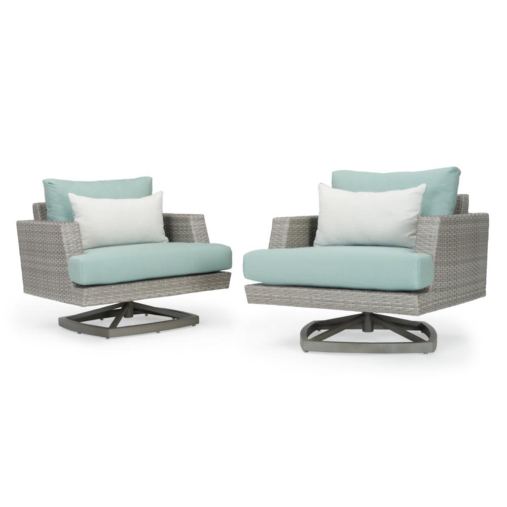 Portofino Casual Sunbrella Outdoor Motion Club Chairs