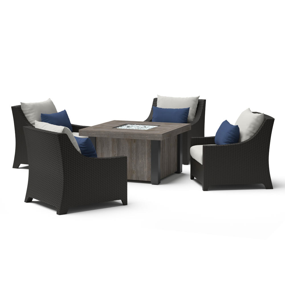 Deco 5 Piece Fire Chat Set