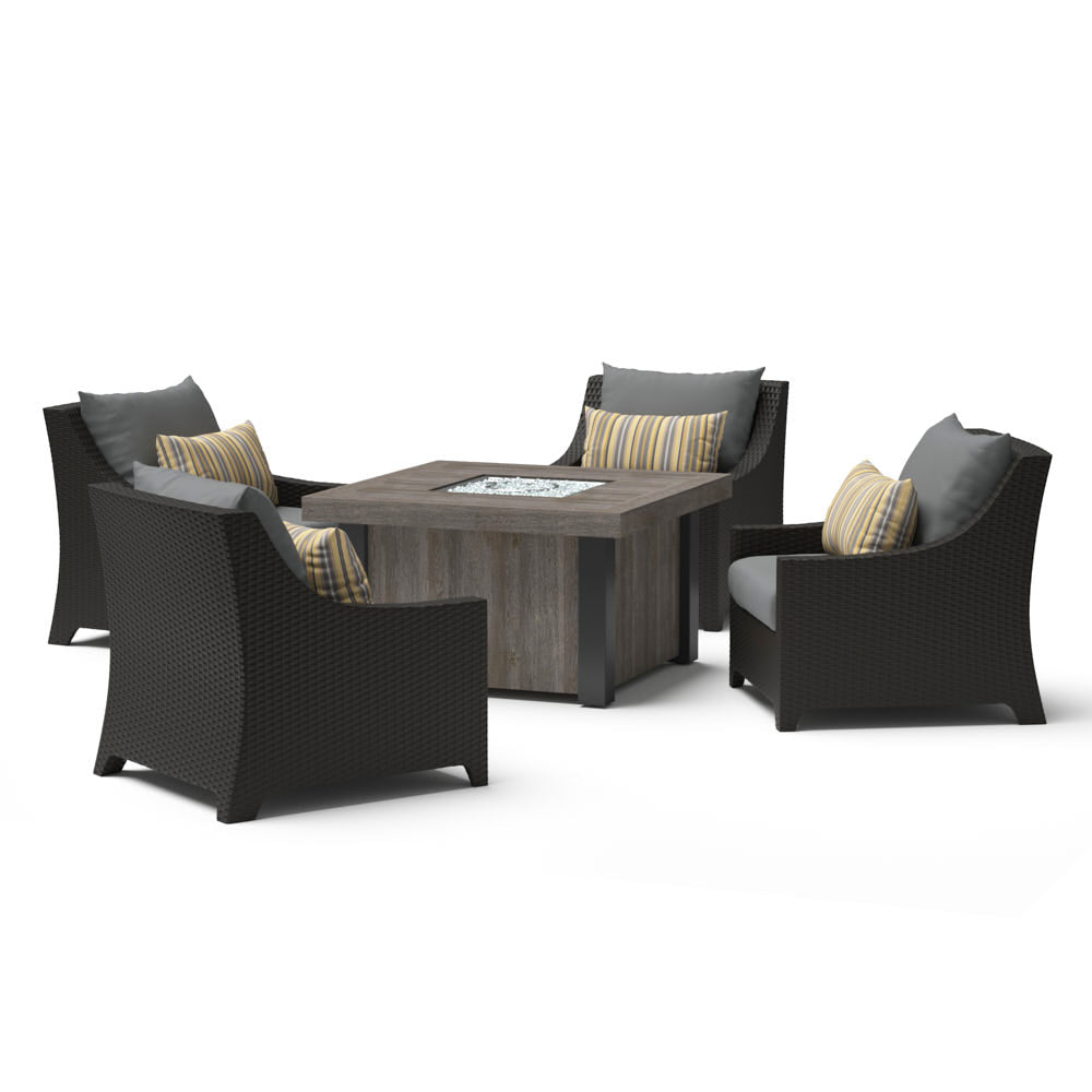 Deco 5 Piece Fire Chat Set
