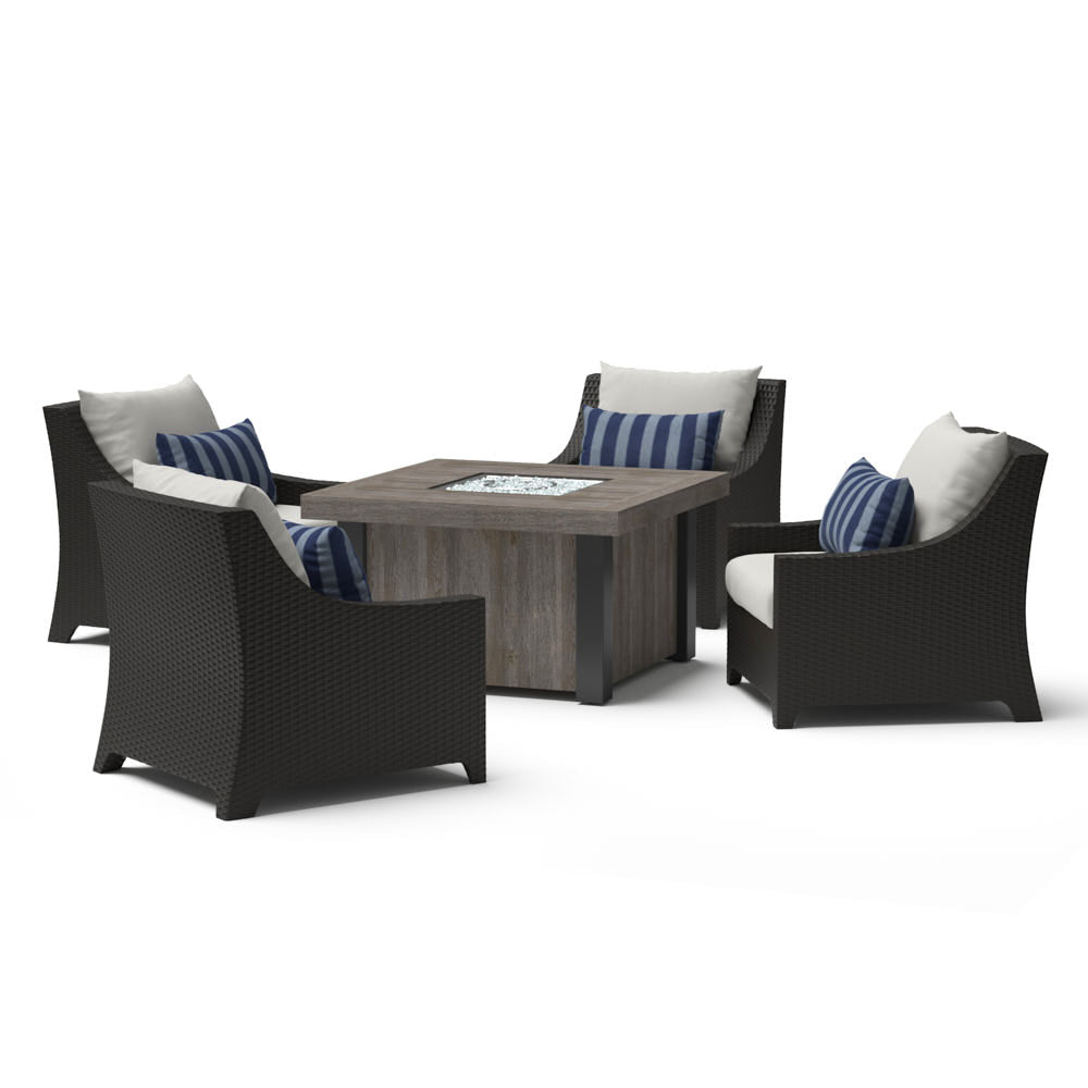 Deco 5 Piece Fire Chat Set