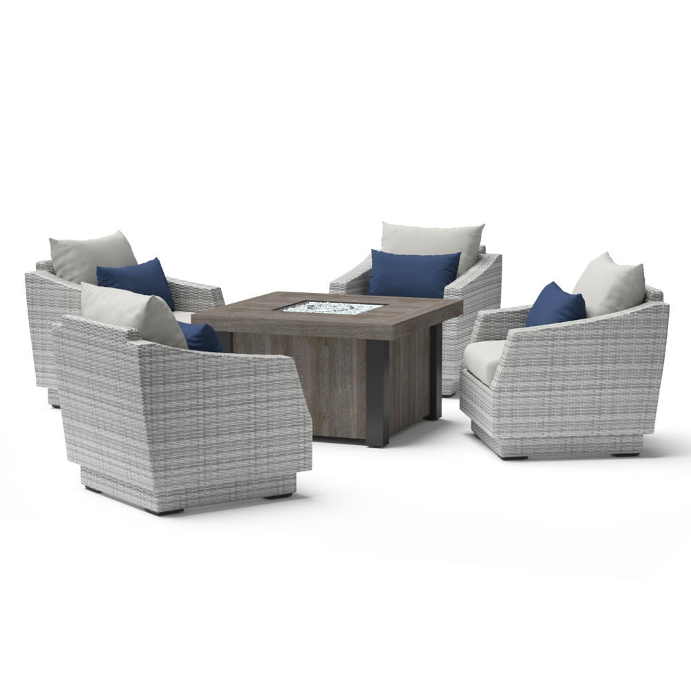 Cannes 5 Piece Fire Chat Set