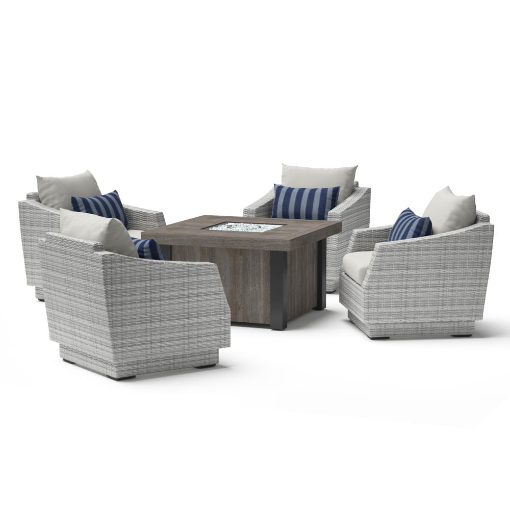 Cannes 5 Piece Fire Chat Set