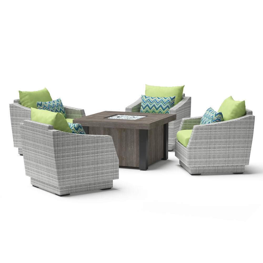 Cannes 5 Piece Fire Chat Set