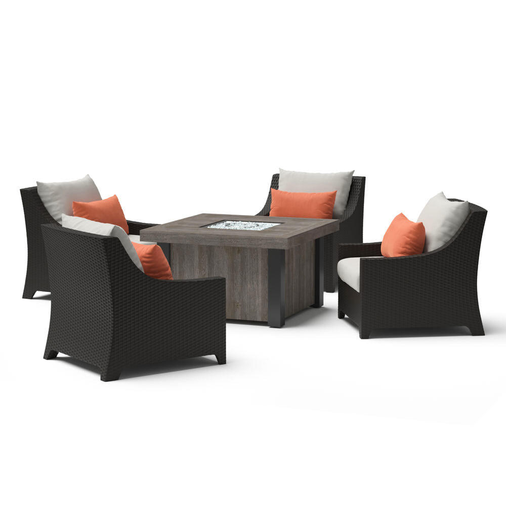 Deco 5 Piece Fire Chat Set