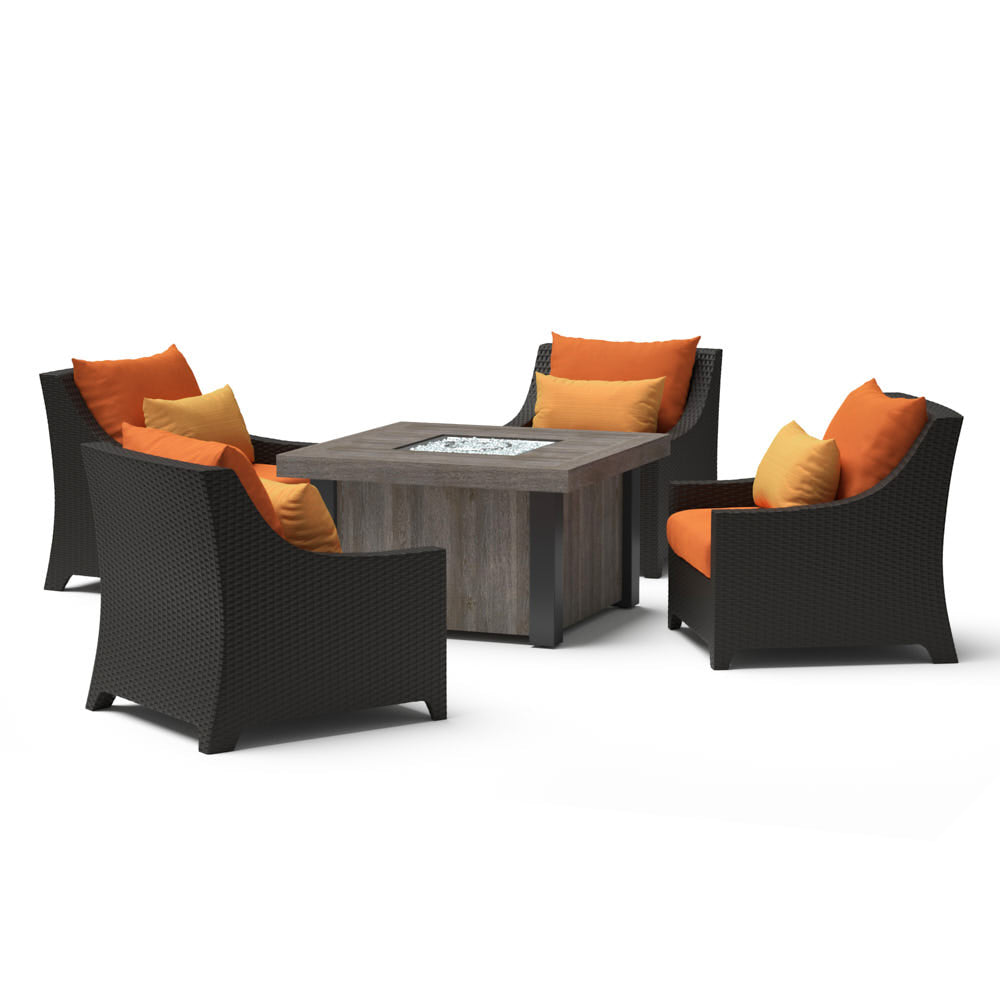 Deco 5 Piece Fire Chat Set