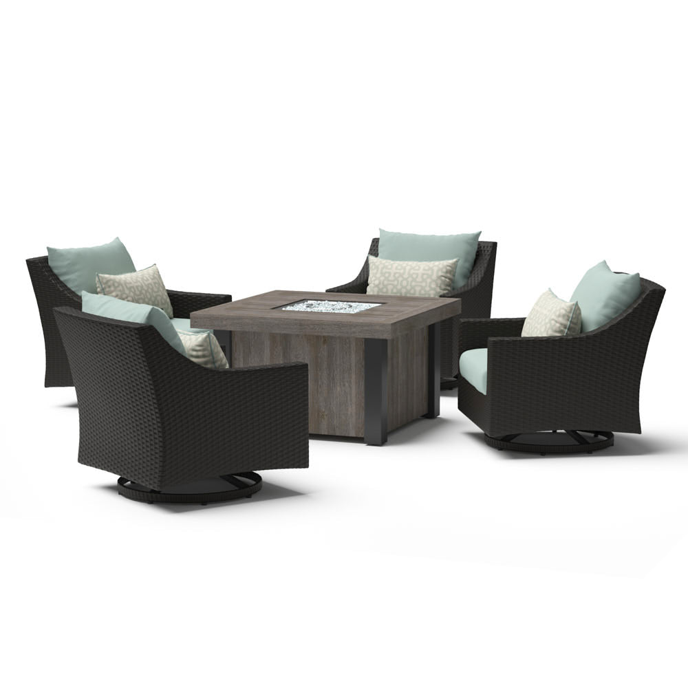 Deco 5 Piece Motion Fire Chat Set