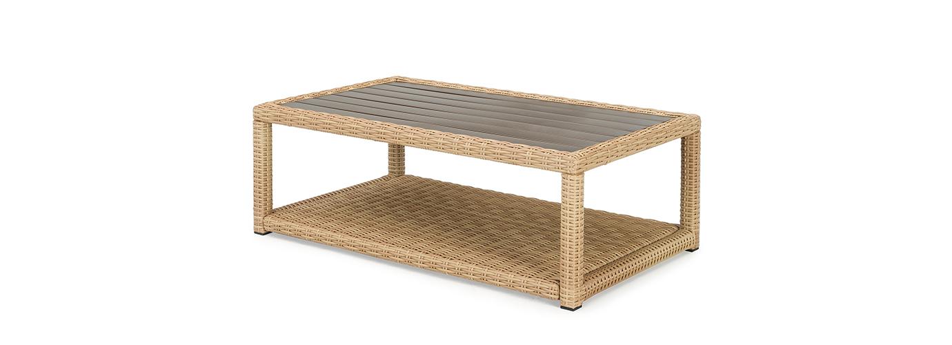 Portofino Prestige 26x46 Aluminum Coffee Table