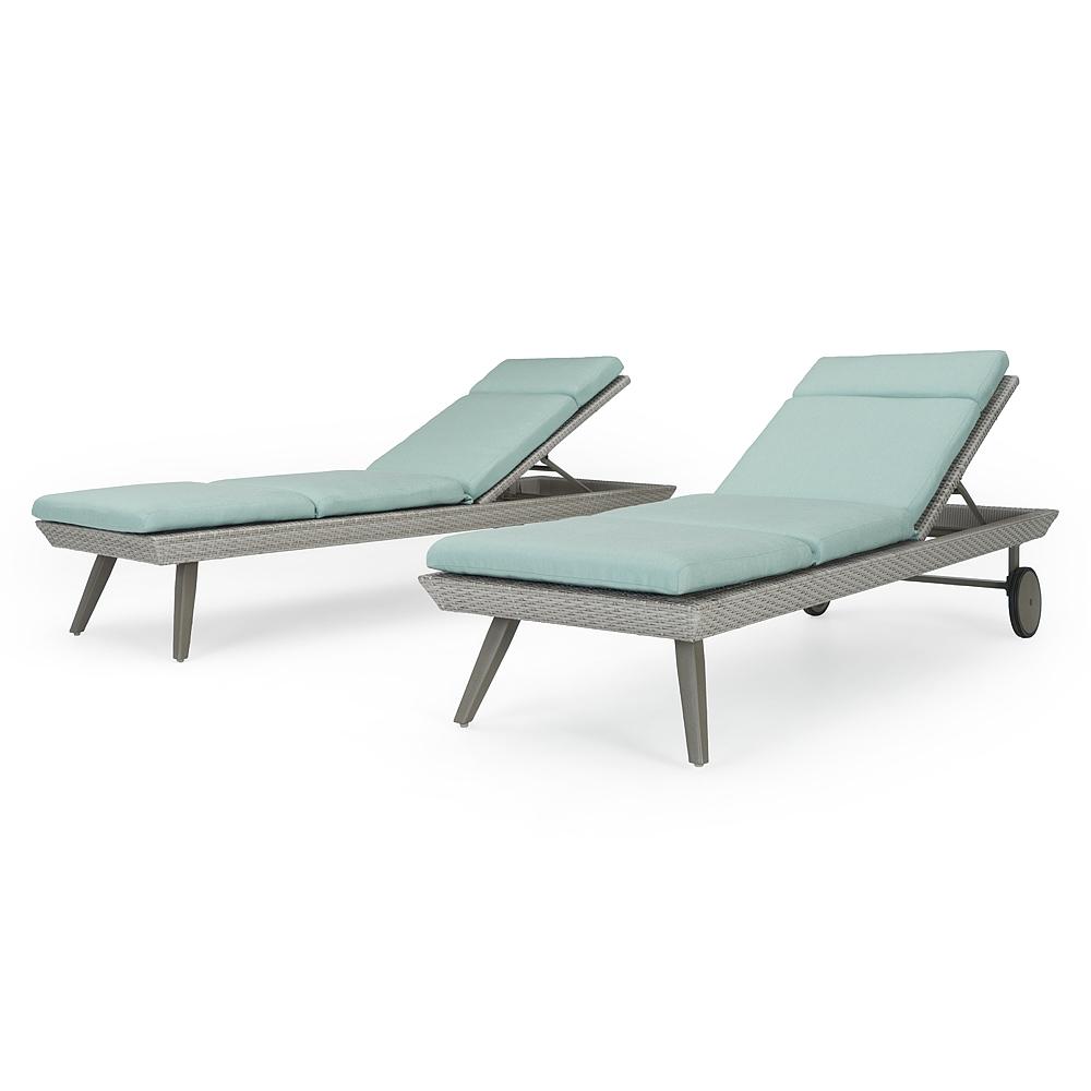 Portofino Casual 2 Piece Sunbrella Outdoor Lounger & Mattress