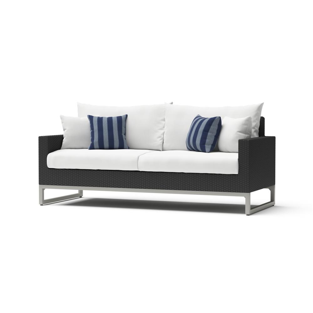 Milo Espresso 78in Sunbrella Outdoor Sofa
