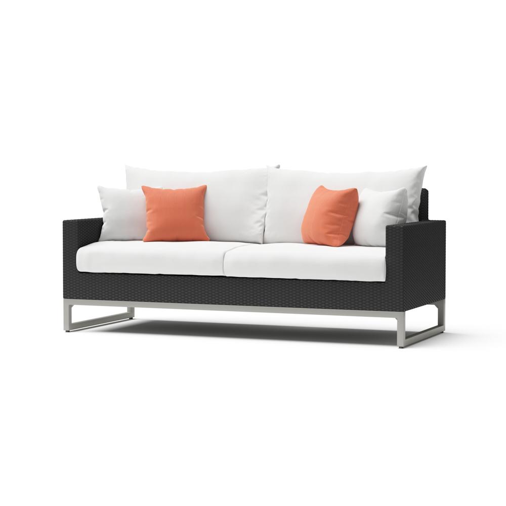 Milo Espresso 78in Sunbrella Outdoor Sofa