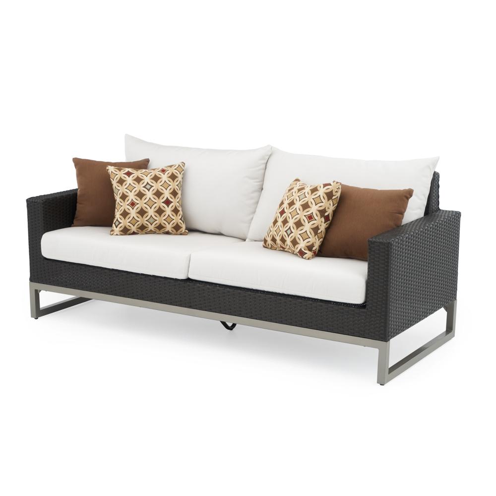 Milo Espresso 78in Sunbrella Outdoor Sofa