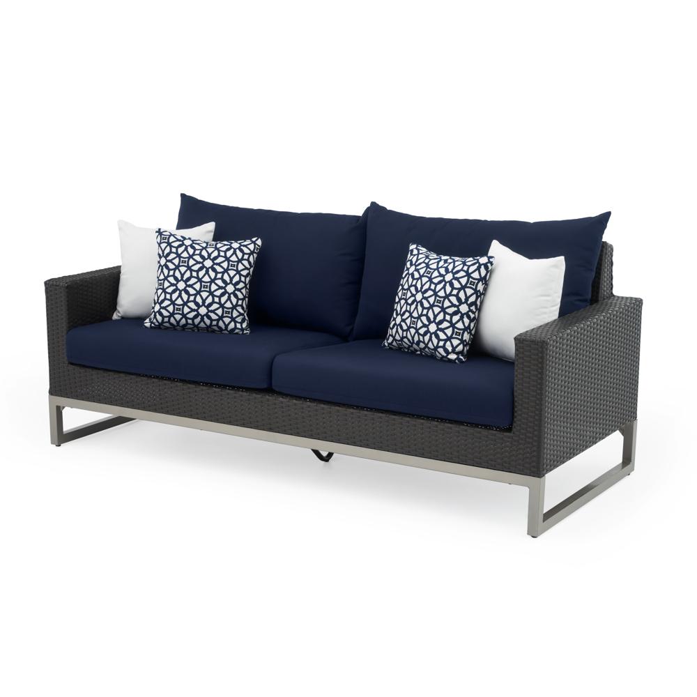 Milo Espresso 78in Sunbrella Outdoor Sofa