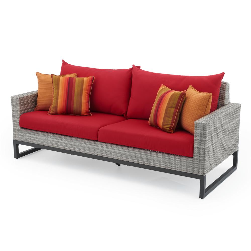 Milo Espresso 78in Sunbrella Outdoor Sofa