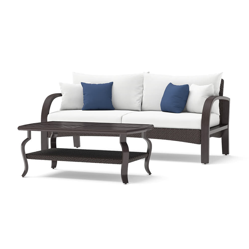 Barcelo Sunbrella Outdoor Sofa & Coffee Table