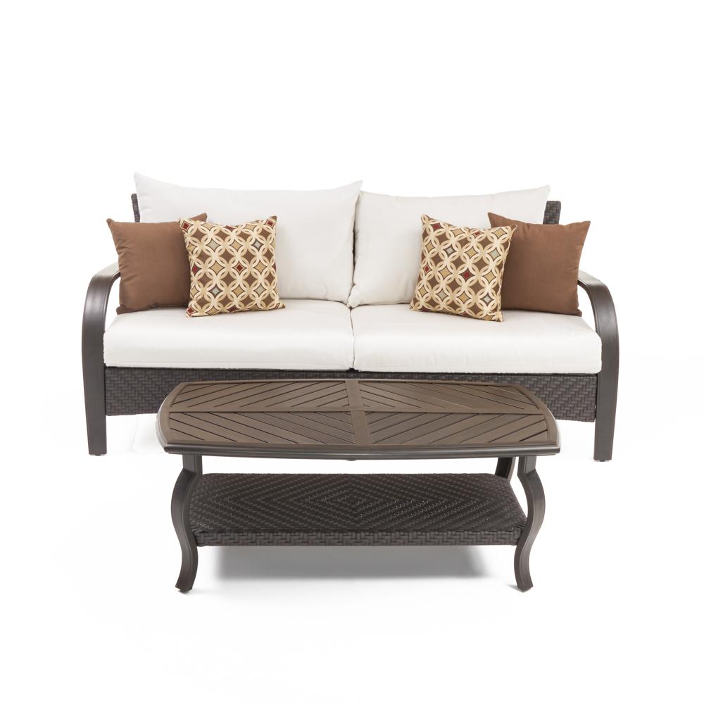 Barcelo Sunbrella Outdoor Sofa & Coffee Table